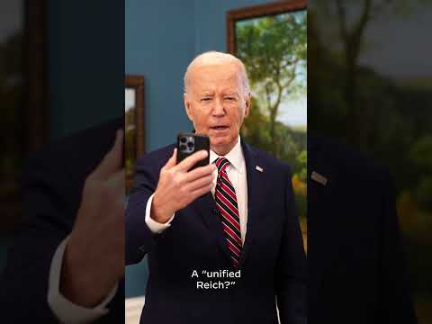 President Biden Reacts to Trump&#039;s &quot;Unified Reich&quot; Ad