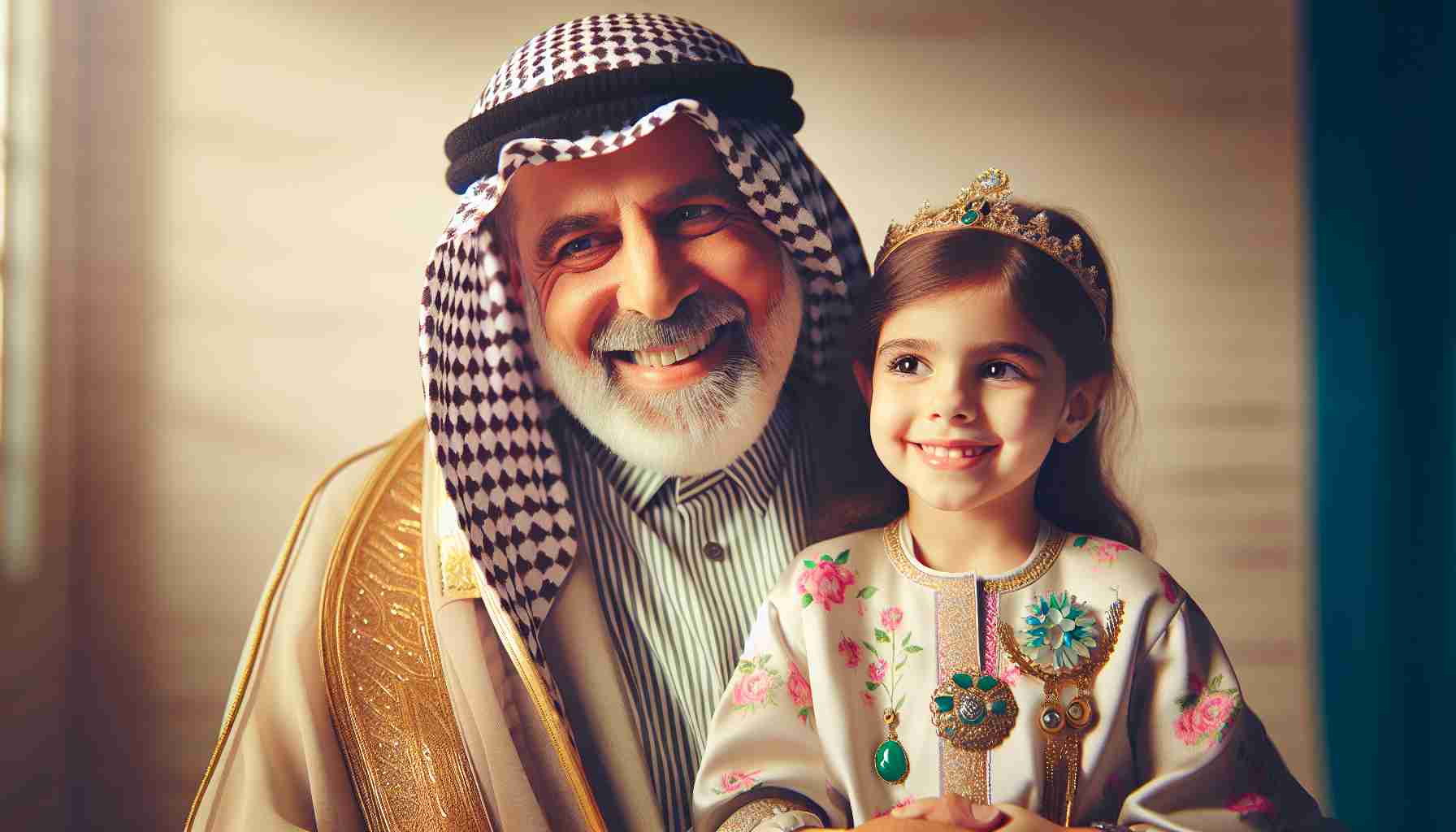 Royal Delight: King Abdullah of Jordan’s Adorable Moments with Granddaughter Iman