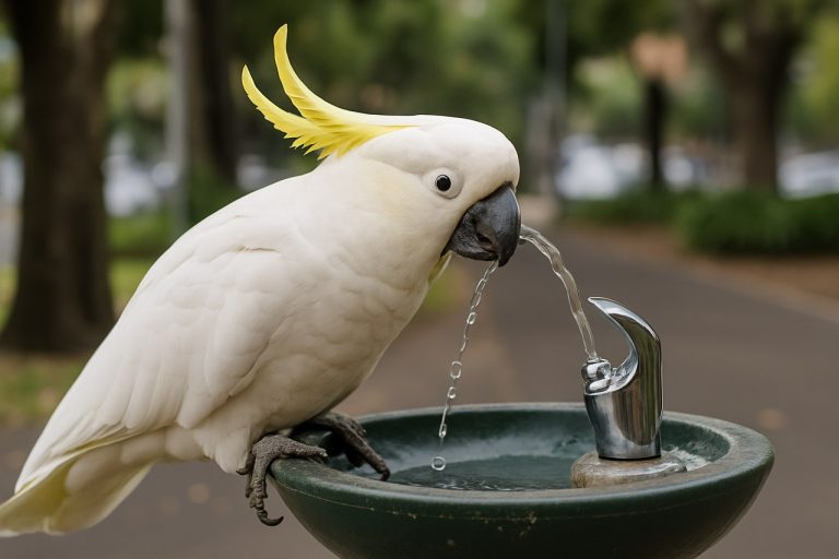 Los geniales cacatúas de Sídney asombran a los científicos al hackear fuentes públicas de agua en un giro de supervivencia urbana